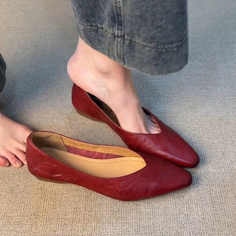 Autumn women's versatile commuting flat casual shoes