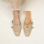 2026 New Women's Autumn Square Toe Hollow Casual Shoes