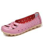 Women's Leather Breathable Support Flat Shoes