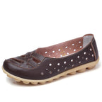 Women's Leather Breathable Support Flat Shoes