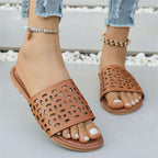 Women's flat summer hollow beach sandals