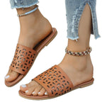 Women's flat summer hollow beach sandals