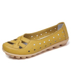 Women's Leather Breathable Support Flat Shoes