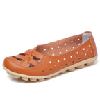 Women's Leather Breathable Support Flat Shoes