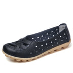 Women's Leather Breathable Support Flat Shoes